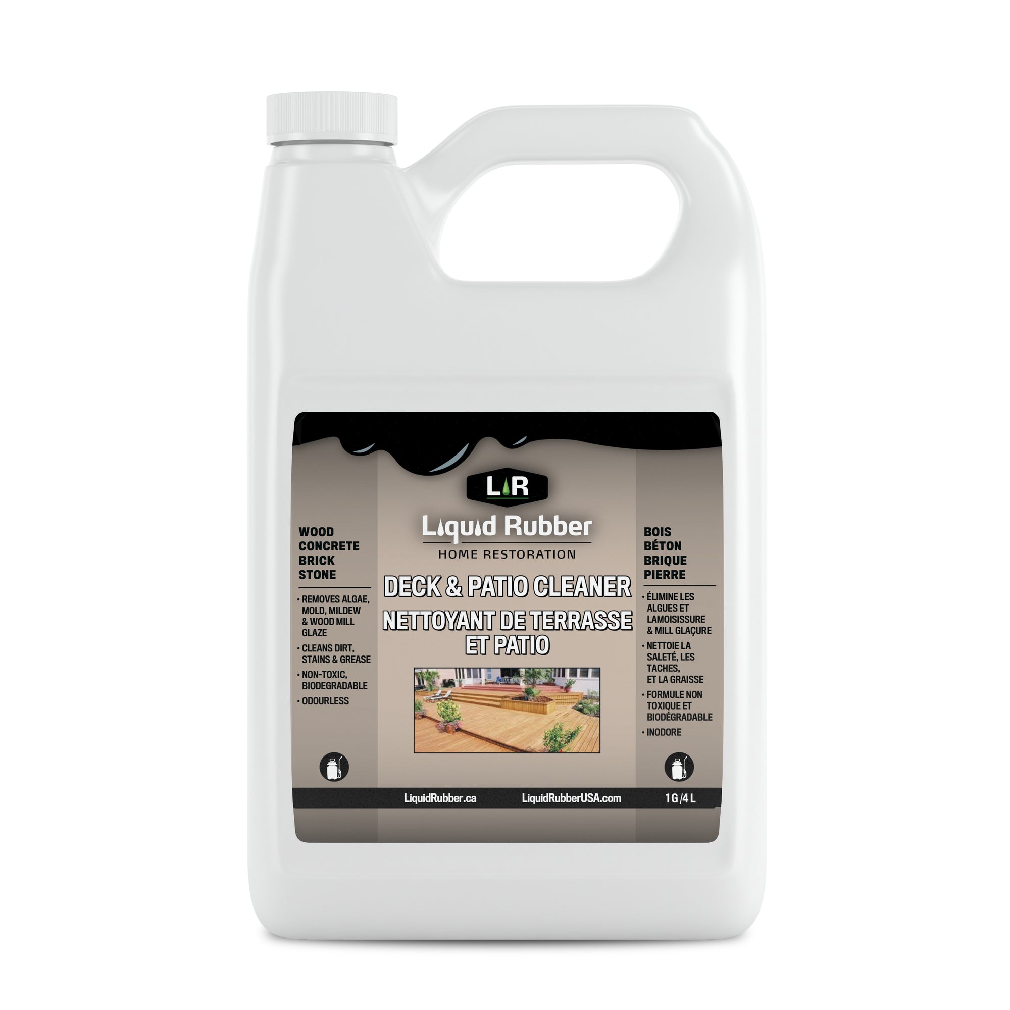 Liquid Rubber Deck and Patio Cleaner
