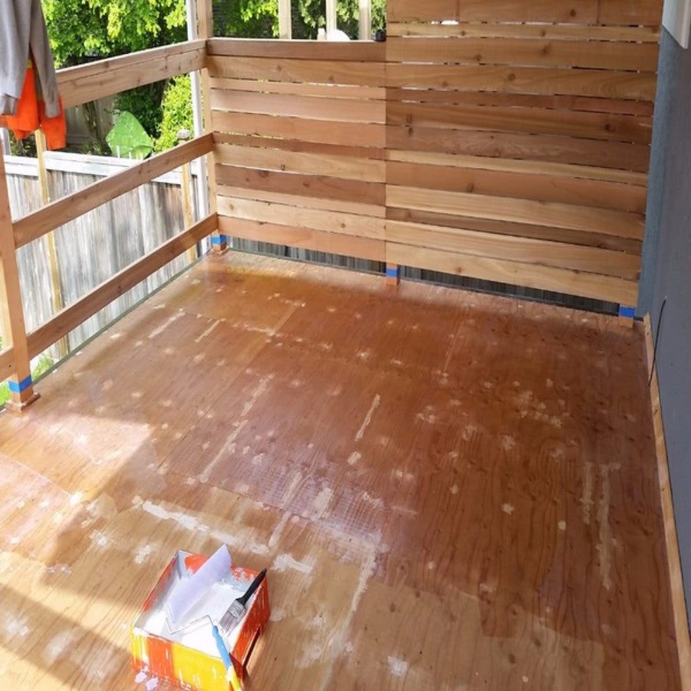 Process of covering your deck